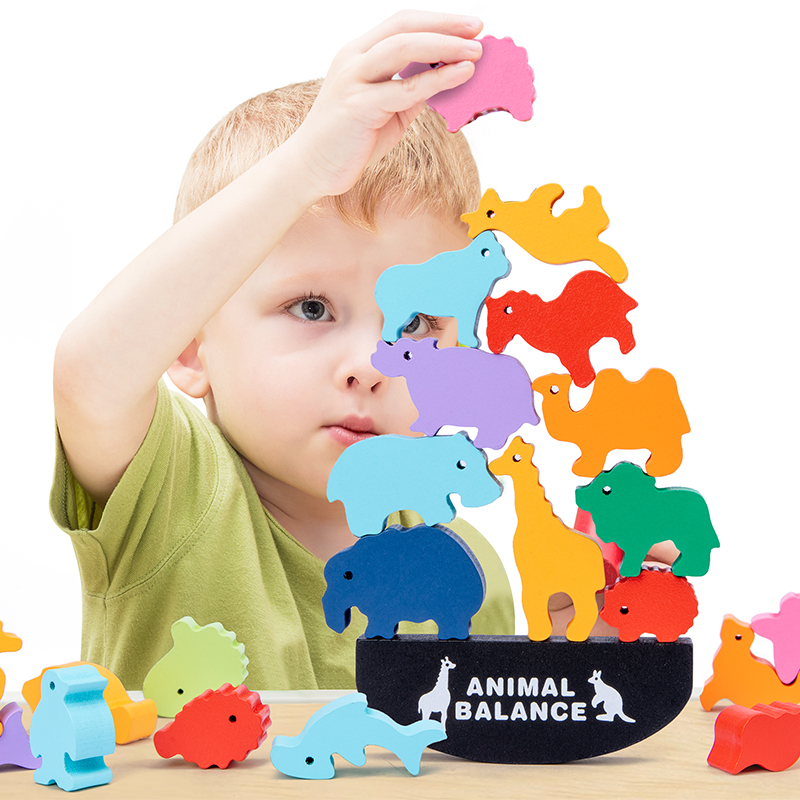Board Game Education - Деревянные балансирующие блоки Монтессори для детей: