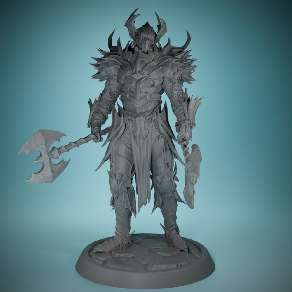 Board Game War - No Wings Demon Knight 3D печатная