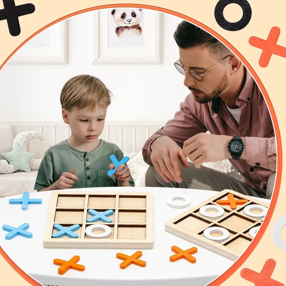 Деревянная игра XO Tic Tac Toe – обзор и цена Board Game Education