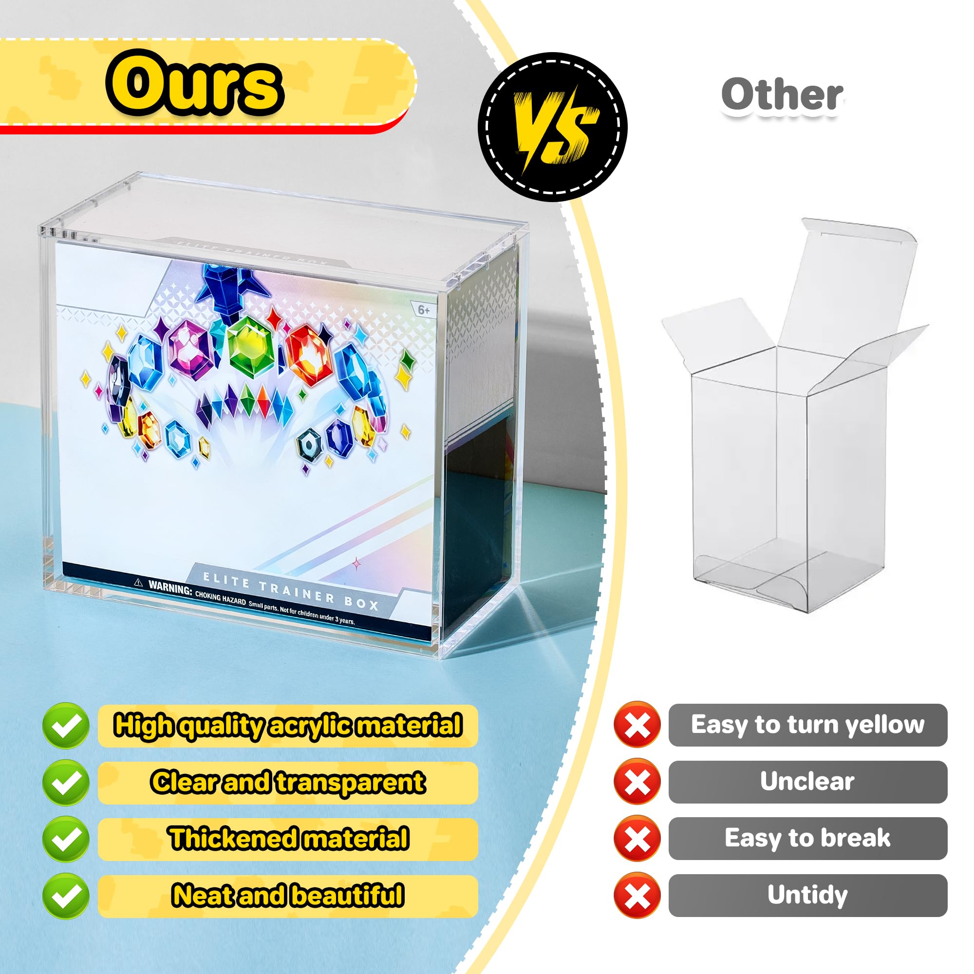 Прозрачный и стильный акриловы – обзор и цена Game Storage Box