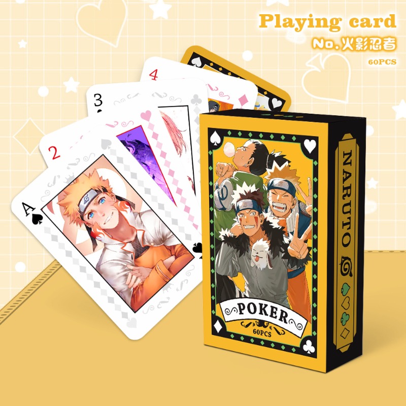 Новые игральные карты из мульт – обзор и цена Board Game Naruto
