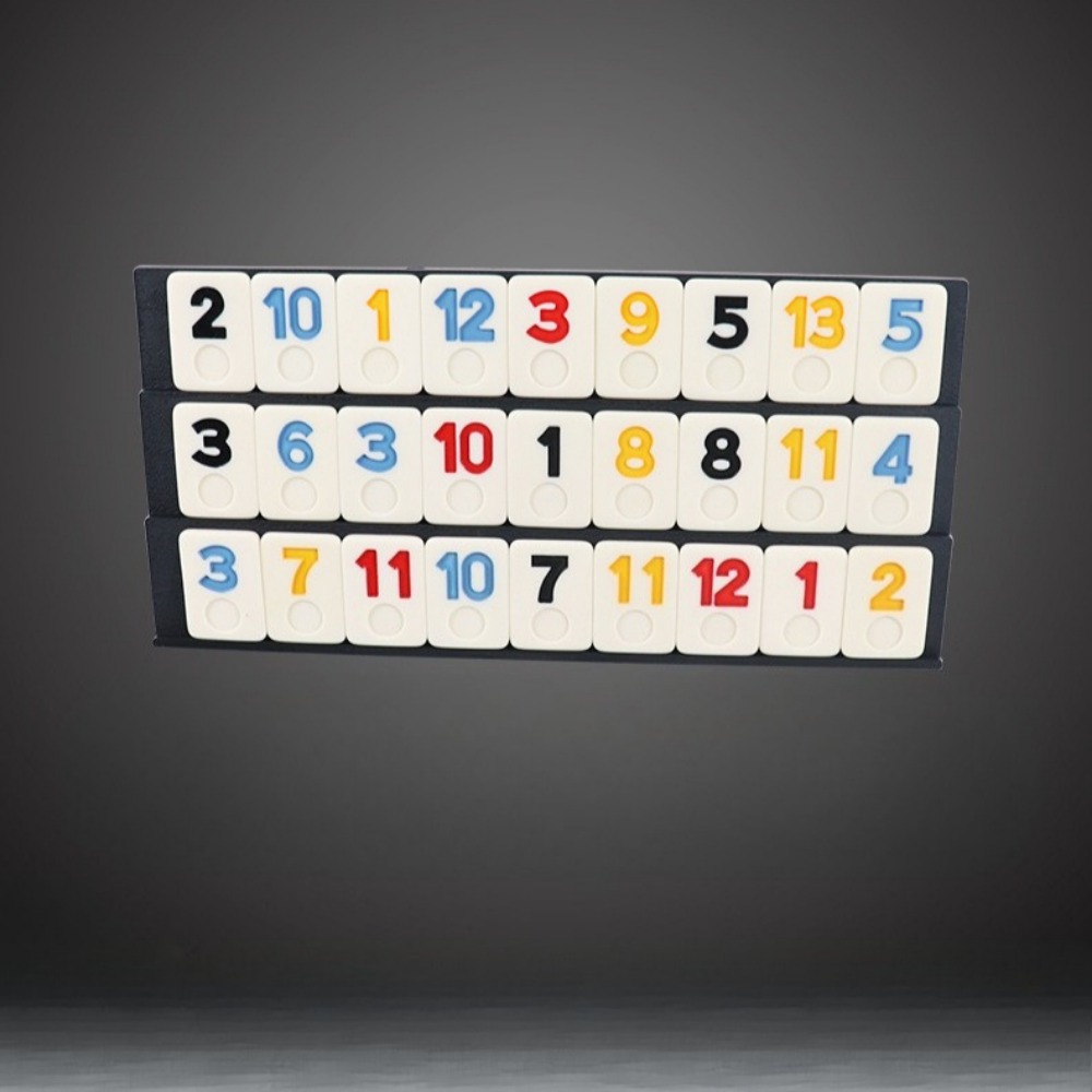 106 плиток Digital Rummy с 4 п – обзор и цена Board Game Instruction