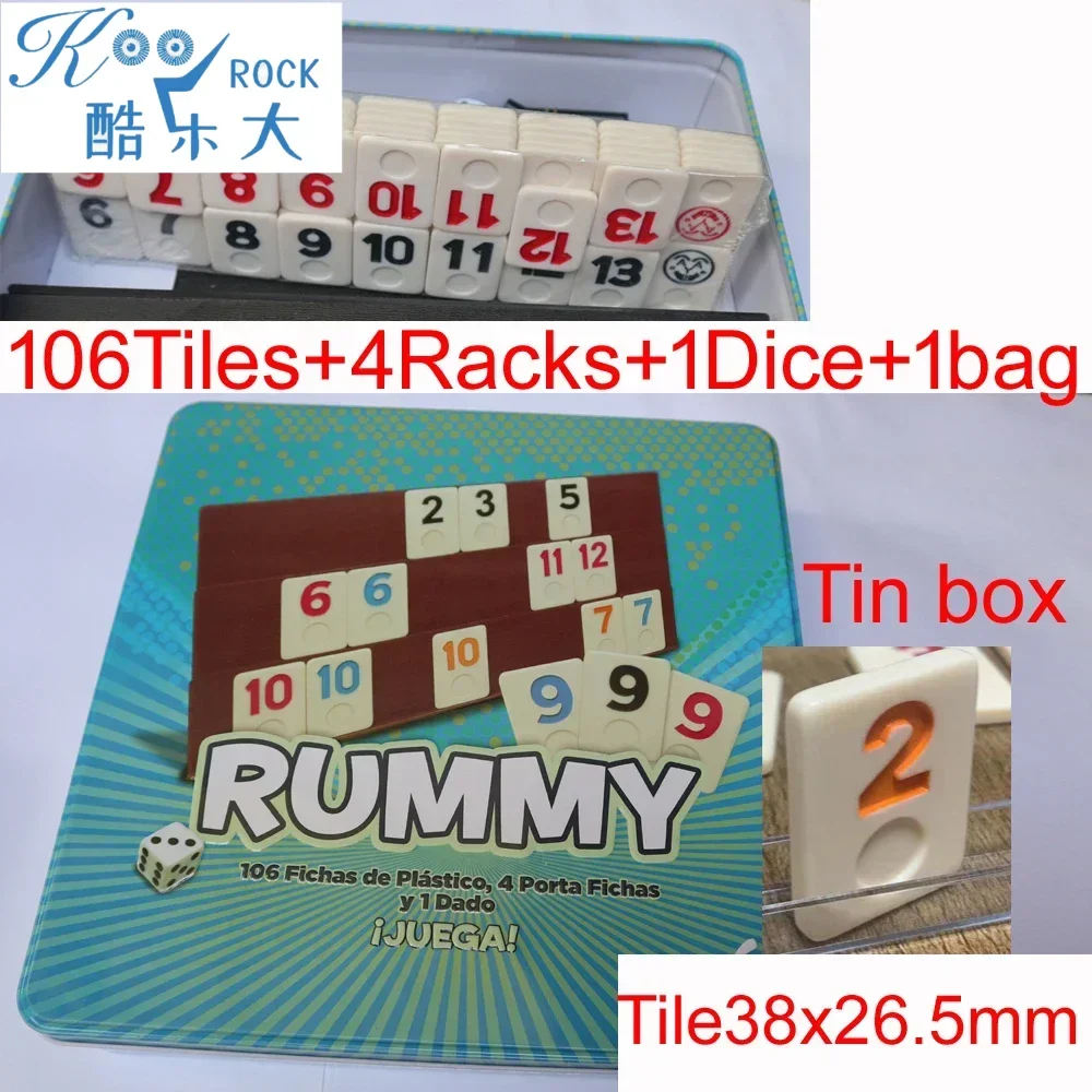 106 плиток Digital Rummy с 4 п – обзор и цена Board Game Instruction